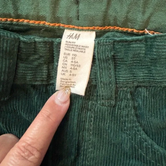 Boys H&M Corduroy Pants - Picture 3 of 3